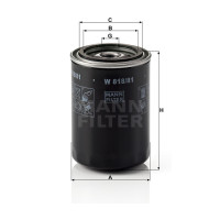 Фильтр масляный MANN-FILTER W 818/81